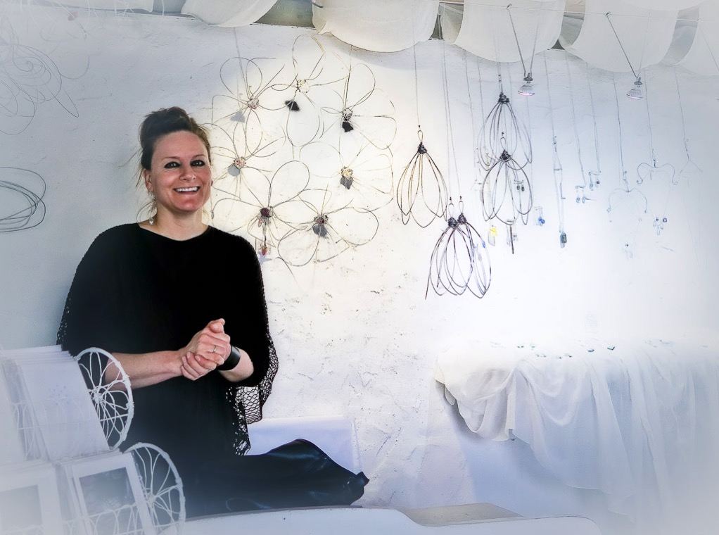cromwell-marie-portrait-2.jpg Marie Velenski in her craft shop, Old Cromwell Town, Central Otago