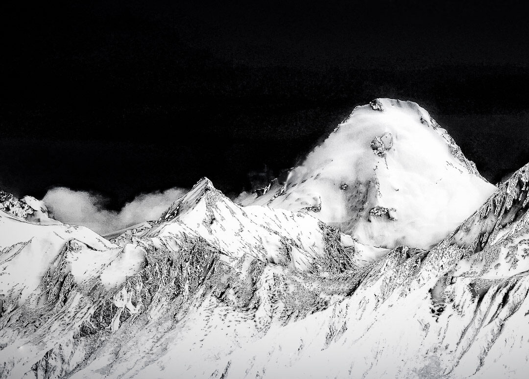 Mount Aeolus from Isthmus Peak track