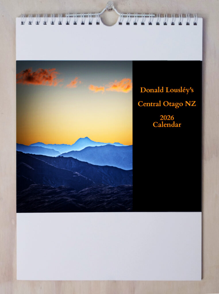 Central Otago calendar by Donald Lousley